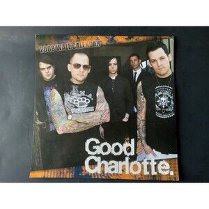 2008 Good Charlotte 12x12 Square Wall Calendar EUC Madden Brothers